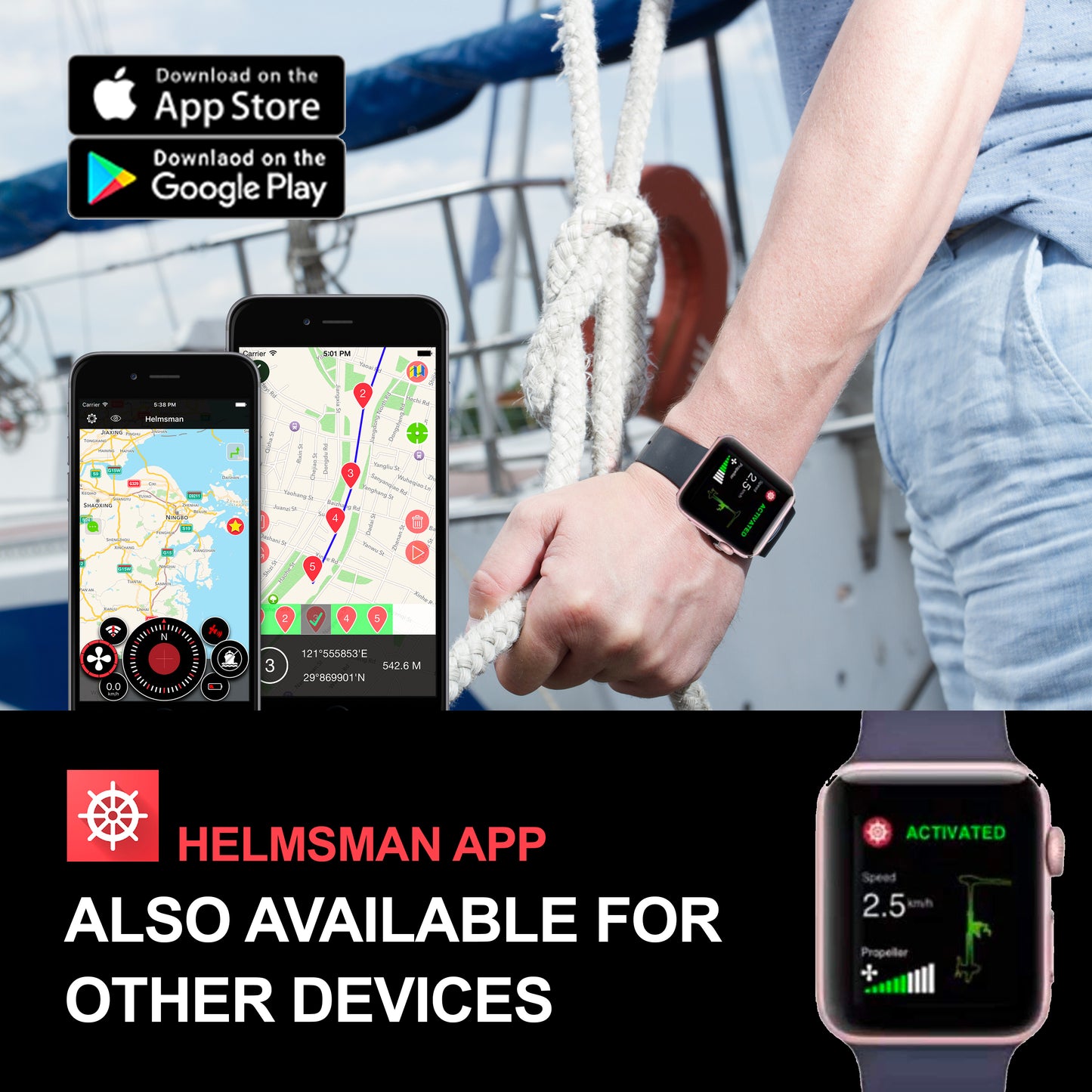 CAYMAN GPS WITH ANCHOR MODE ON REMOTE 24V 80Lbs